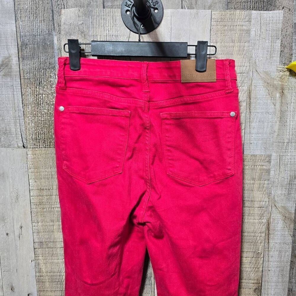 Judy Blue High Rise Tummy Control Skinny Jeans Deep Red 5/27 - Picture 4 of 6